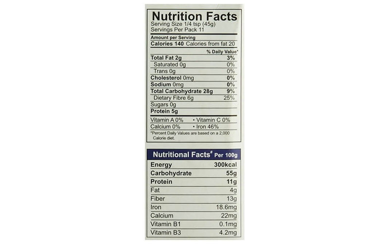 The Nutrition Facts of 24 Mantra Organic Barnyard Millet