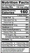 The Nutrition Facts of 24 Mantra Organic Ponni Parboiled Rice