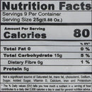 The Nutrition Facts of Ambika Appalam papad 