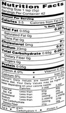 The Nutrition Facts of Swad Ginger Garlic Paste 