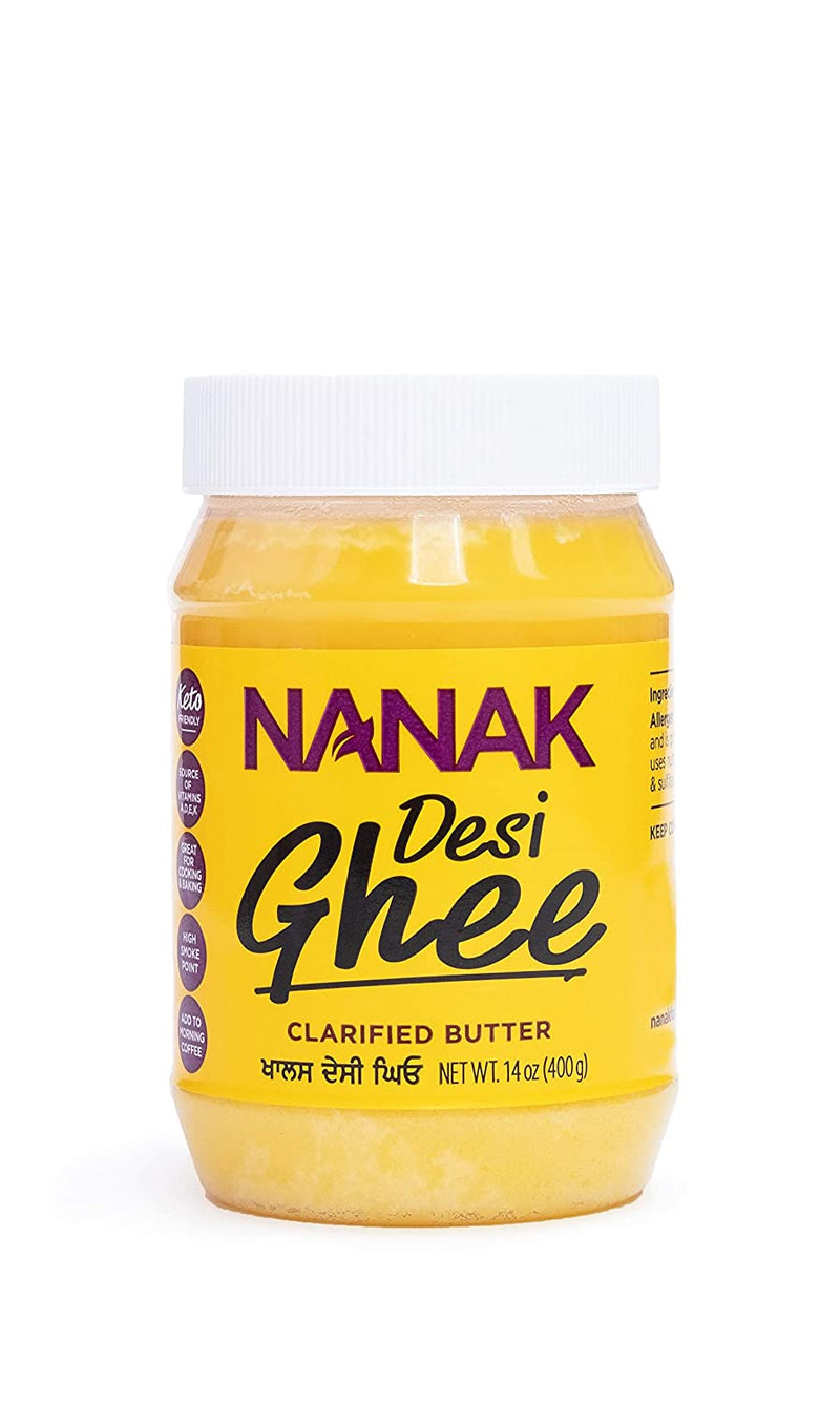 The Nutrition Facts of Nanak Cow Ghee 