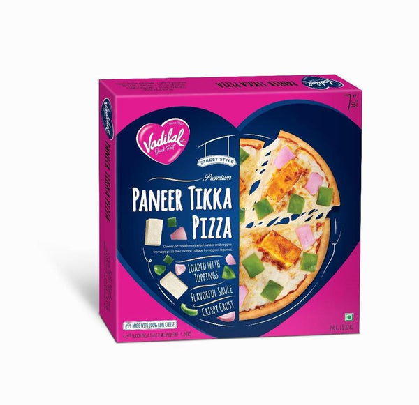 Vadilal Paneer Tikka Pizza | MirchiMasalay