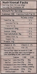 The Nutrition Facts of 24 Mantra Organic Masoor Malka With Skin 