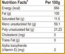 The Nutrition Facts of 24 Mantra Organic Mustard Oil