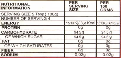 The Nutrition Facts of Ahmed Strawberry Jelly Crystals ITU Grocers Inc.