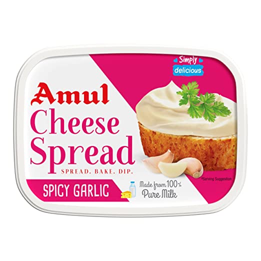 Amul Cheese Spread Spicy Garlic | MirchiMasalay
