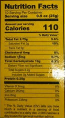 The Nutrition Facts of This is the Nutriition of Amul Wheat Halwa (Wheat Candy).
