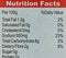 The Nutrition Facts of Badshah Madras Sambar Masala 