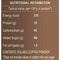 This is the Nutrition of Bru Gold Coffee.