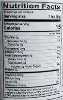 The Nutrition Facts of Ching's Red Chilli Sauce 