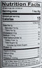 The Nutrition Facts of Ching's Red Chilli Sauce 