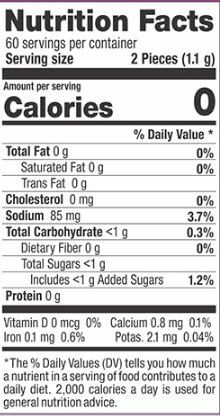 The Nutrition Facts of Dabur Hajmola Imli