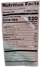 The Nutrition Facts of Deep Garlic Naan (4pcs) 