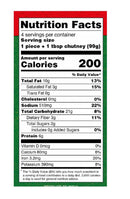 The Nutrition Facts of Deep Masala Dosa (4pcs) 