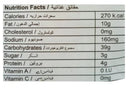 The Nutrition Facts of Doughstory Plain Paratha Value Pack (30pcs) 