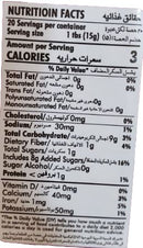 The Nutrition Facts of Durvesh Plum Sauce