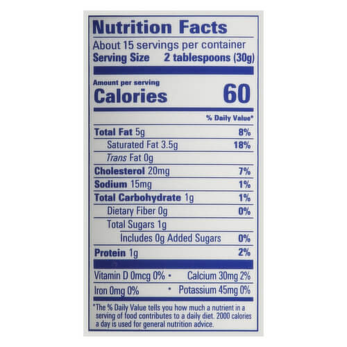 The Nutrition Facts of FAGE Sour Cream