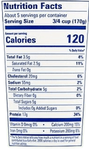 The Nutrition Facts of Fage FAGE Total 2% Large