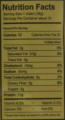 The Nutrition Facts of This is the Nutrition of Gharana Foods Chakri (Muruku).