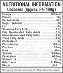 The Nutrition Facts of Gits Medu Vadai Mix