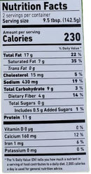 The Nutrition Facts of Gits Paneer Tikka Masala Ready Meals