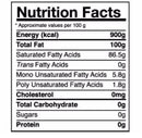 The Nutrition Facts of Godrej Nupur Henna Large