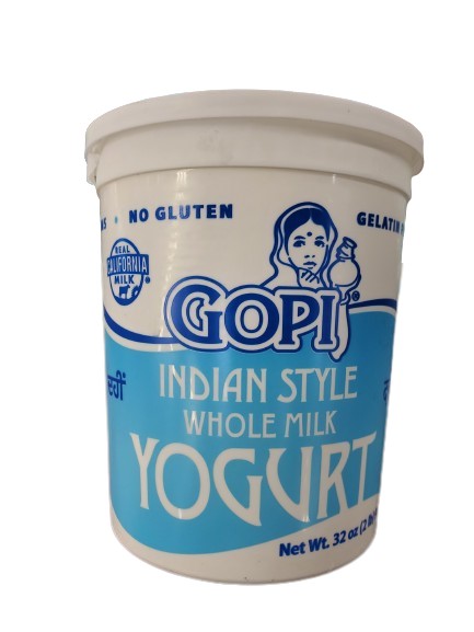 Gopi Indian Style Whole Milk Yogurt Small | MirchiMasalay