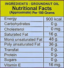 The Nutrition Facts of Idhayam Mantra Groundnut Oil