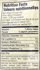 The Nutrition Facts of India Gate Basmati Rice