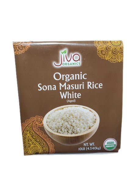 Jiva Organic Sona Masoori Rice White MirchiMasalay