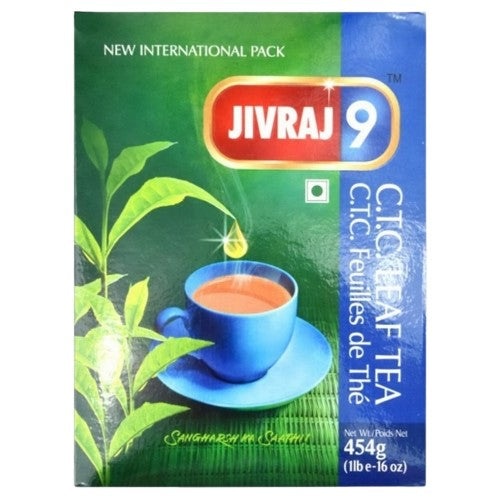 Jivraj 9 CTC Leaf Tea Small MirchiMasalay