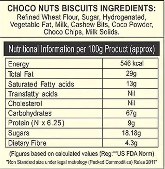 Karachi Bakery Choco Nuts Biscuits MirchiMasalay