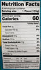 The Nutrition Facts of Lahori Delight Chaunsa Slices 