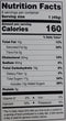 The Nutrition Facts of Lahori Delight Mix Mithai 