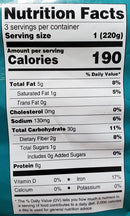 The Nutrition Facts of Lahori Delight kandhari Naan (3pcs) 