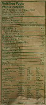 The Nutrition Facts of Laxmi Chappati Flour