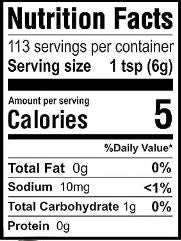 The Nutrition Facts of Laxmi Ginger Garlic Paste 