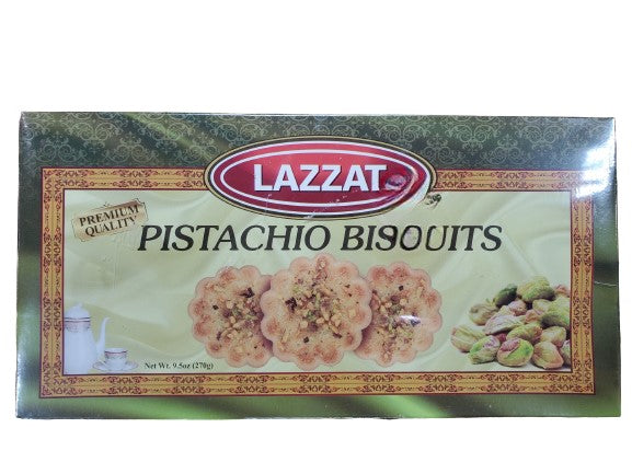 Lazzat Pistachio Biscuits MirchiMasalay
