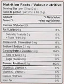 The Nutrition Facts of MDH Anardana Powder 
