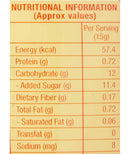 The Nutrition Facts of MTR Badam Drink Instant Mix