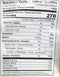 The Nutrition Facts of Mezban Tandoori Naan Value Pack 