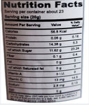 The Nutrition Facts of Mitchell's Jam Mixed Fruit