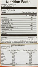 The Nutrition Facts of Mother's Recipe  Lime Pickle (Mild) 