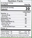 The Nutrition Facts of Mother's Recipe Madras Curry Powder Large 