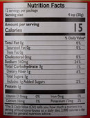 The Nutrition Facts of Mother's Recipe Mint Chutney 