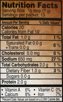 The Nutrition Facts of National Chicken Reshmi Kabab 