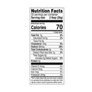 The Nutrition Facts of National Lasoora Pickle 