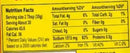 The Nutrition Facts of Nirav Homemade Spicy Lemon Pickle 2lb 
