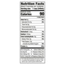 The Nutrition Facts of O Organics Milk, Fat Free, 0% Milk
