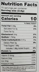 The Nutrition Facts of Pan Pasand Candy 